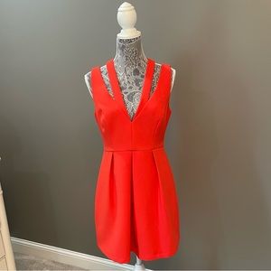 BCBG Coral Dress with Cutouts